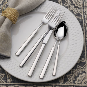 Ensemble de couteaux, fourchettes et cuillères en acier inoxydable, couverts argentés pour restaurants, hôtels et événements - Product Image 6