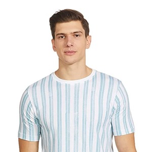T-shirt décontracté pour homme le plus vendu avec logo personnalisé, couleur et design frontal - 100 % coton, manches courtes, vierge - Product Image 5