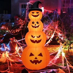 Zucca Gonfiabile di Halloween da 2,4 Metri con Luci LED Integrate, Decorazione per Esterni, Cortile, Patio o Giardino - Product Image 2