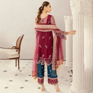 Lehnba — robe brodée de styliste indien, avec toute la main, modèle 2021, offre spéciale - Product Image 3