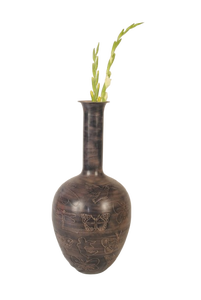Handmade <b>Copper</b> Tabletop Vase with Flared Rim and Hammered Texture elegant room <b>ornament</b> premium interior product decorative - Product Image 2