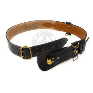 Cinturón Resistente Sam Browne con Correa de Cuero Vacuno, Hebilla de Acero Ajustable, Estilo Casual, Ecológico y Personalizable - Product Image 5