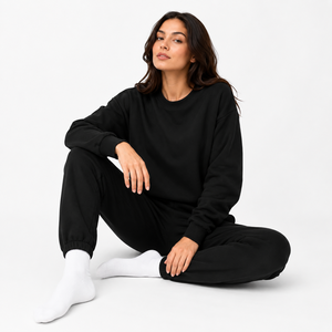 Sudadera para mujer, elegante, de calidad premium, tela de forro polar suave, cómoda, de corte relajado, ligera, cálida, ropa informal para el día a día - Product Image 6