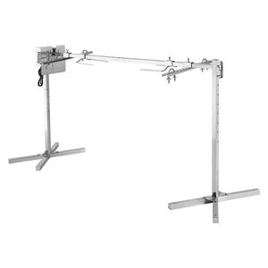 Kit Girarrosto Elettrico AC120V, Altezza Regolabile a 8 Livelli, Capacità di Carico 88 Libbre, per Griglie BBQ da 38 Pollici, Girarrosto da 38 Pollici, AU - Product Image 1