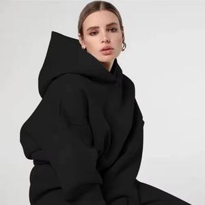 Nouveaux sweats à capuche surdimensionnés pour femmes, amples, décontractés, en peluche, de qualité supérieure - Product Image 3