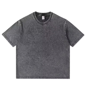 เสื้อยืดลำลองผู้ชายผ้าฝ้าย 100% ซัมเมอร์ 230 กรัม ทรงหลวม ระบายอากาศได้ดี คอเสื้อแบบหลวม คุณภาพพรีเมียม ผลิตเสื้อผ้าคุณภาพสูง - Product Image 4