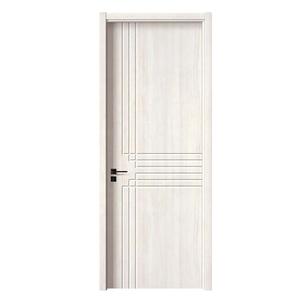 Porte composite en matériau de protection environnementale WPC bois-plastique pour chambre, salle de bain, salon, anti-insectes, résistante à l'eau - Product Image 1