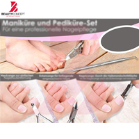 Instruments de podologie professionnels en acier inoxydable courbé, logo personnalisé, durables, autoclavables, résistants à la rouille, antidérapants