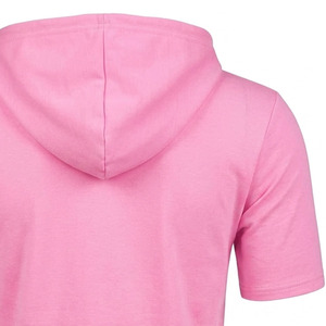 Summer Short Sleeve Hoodies OEM ODM Premium Cotton Hooded Sweatshirt Custom Private Label Wholesale Clothing Production Casual - Product Image 4