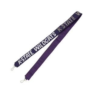 Unique Elegant Beaded Embroidery K-STATE WILDCATS <b>Crossbody</b> <b>Strap</b> Belt With Premium Handcraft & Fashionable Design From India - Product Image 1