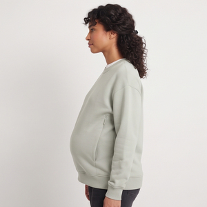 Wholesale Maternity <b>Nursing</b> Sweatshirts Women 100% Cotton Fleece Breastfeeding Sweat Shirts Ladies Crew Neck <b>Nursing</b> Sweatshirts - Product Image 5