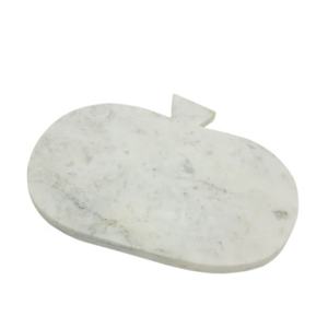 Planche à découper ronde en marbre, design moderne et élégant, faite à la main, avec poignée, emballage individuel, passe au lave-vaisselle, planche à découper pour le fromage - Product Image 5