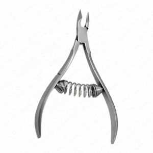 Vente en gros de coupe-cuticules en acier inoxydable à double ressort, outil de manucure professionnel, logo personnalisé OEM - Product Image 3