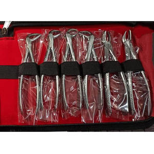 Adult Dental Surgical Instruments Kit Steel Manual Plier Forceps Knurled Grip for Teeth Extraction Dentist by <b>Blush</b> Surgical - Product Image 2