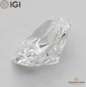 เพชรทรงคุชชั่น 3.01 กะรัต คุณภาพเยี่ยม ผลิตในห้องปฏิบัติการ CVD พร้อมใบรับรอง IGI สี D ความสะอาด VS2 สำหรับเครื่องประดับแบบโซลิแทร์ - Product Image 6