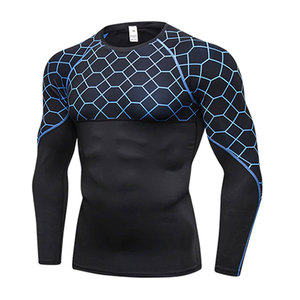 Latest Design Hot Sale <b>Men</b> <b>Compression</b> <b>Shirts</b> Comfortable Fitness Wear <b>Men</b> <b>Compression</b> <b>Shirts</b> - Product Image 1