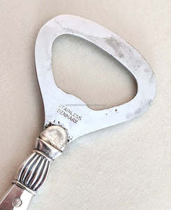 Ouvre-bouteille plaqué argent de qualité supérieure en acier inoxydable avec un design brillant en émail parfait pour les mariages et les événements - Product Image 6