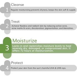 Crème hydratante intense Derma Co Ceramide + HA avec acide hyaluronique |   Répare les peaux sèches et ternes |   Retient l'humidité |   50 g - Product Image 4