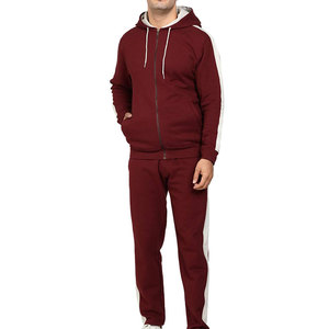 Trajes Deportivos con Cremallera Hechos en Fábrica, Diseño Personalizado al por Mayor, Calidad OEM, Trajes Deportivos con Cremallera Hechos de Algodón - Product Image 1