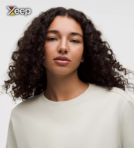 T-shirt décontracté pour femme XEEP, respirant, léger, en tricot, en spandex/coton, col en V, coupe ample, manches courtes - Product Image 4
