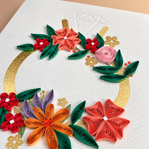 Tarjeta de Papel Quilling Personalizada con Diseño Romántico, la Mejor Papelería, Tarjeta de Felicitación Hecha a Mano, Estampado en Lámina Dorada, Relieve de Diamantes, B2B - Product Image 2
