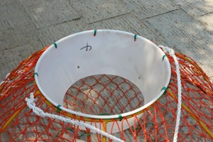 Oferta Especial: Red de Pesca Plegable de HDPE de Alta Resistencia para Cangrejos Gigantes - Trampa de Acuicultura de Grado Comercial, Jaula de Pesca Directa de Fábrica - Product Image 5