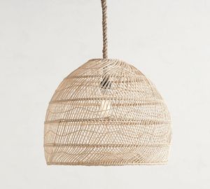 Custom Handmade Rattan Pendant Lamp For Boutique Cafe Restaurant Villa Decorative <b>Ceiling</b> <b>Lighting</b> Fixture - Product Image 1
