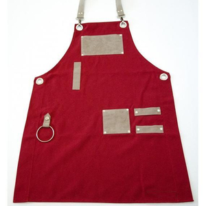 Hair Stylist Barber <b>Aprons</b> and Beauty Salon Hairdresser Wholesale Cross Back Barber <b>Aprons</b> Denim Bib <b>Aprons</b> - Product Image 3