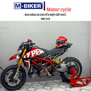 Elevador para Motocicletas Ducati 1199 MB143, Horquilla con Capacidad de Carga de 400 kg, Rueda de PU de 65 mm, Peso de 15 kg, Color Mau-Do/Mau-Xam-Titan para Rampas y Soportes - Product Image 5