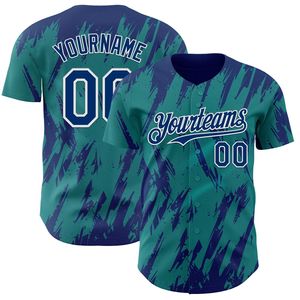 Maillot de baseball personnalisé pour équipe, entièrement boutonné, sérigraphié, 100 % coton biologique, antibactérien, col en V, unisexe, manches courtes, séchage rapide, été - Product Image 5