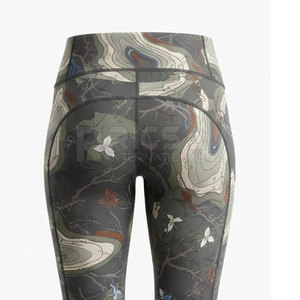 Leggings de chasse mi-mollet décontractés pour l'extérieur, tricotés, respirants, écologiques, à séchage rapide, en polyester/nylon, pour la chasse au cerf, la randonnée en forêt et la pêche - Product Image 6