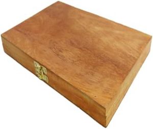 Caja de Almacenamiento Rectangular de Madera de Mango Tallada a Mano, Hecha en India, de Buena Calidad, para Uso en la Cocina, en Venta por un Vendedor Confiable - Product Image 2