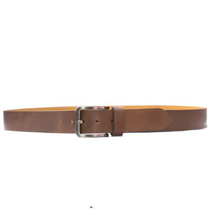 Cinturón de Cuero Genuino Marrón para Hombre, Elegante, Duradero, Ajustable, para Uso Formal y Casual, con Hebilla de Aleación Elegante - Product Image 2