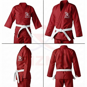 Kimono BJJ unisexe pour adultes OEM, 240g, 100% polyester, léger, extensible, respirant, coupe-vent, antibactérien, écologique, durable - Product Image 5