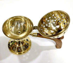 Quemador de Incienso de Venta Directa de Fábrica, Decoración para el Hogar, Soporte Automático para Incienso Bakhoor con Asa - Product Image 5