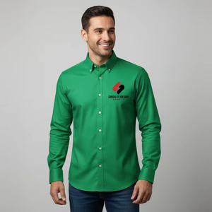 <b>Men</b> Casual <b>Dress</b> Shirt Long Sleeve Slim Fit Cotton Formal Business Office Wear Smart Shirt for <b>Men</b> Lightweight Comfortable - Product Image 1