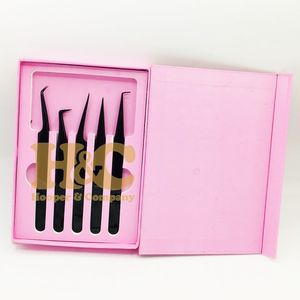 แหนบต่อขนตาสแตนเลสคุณภาพสูง ทนทาน พร้อมปลายไฟเบอร์ บรรจุภัณฑ์และโลโก้แบบกำหนดเองได้ เป็นมิตรต่อสิ่งแวดล้อม - Product Image 6