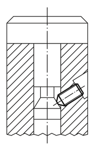 สกรูเกลียวปล่อยหัวหกเหลี่ยมปลายแหลม K0797 ตามมาตรฐาน DIN EN ISO 4027 - Product Image 4