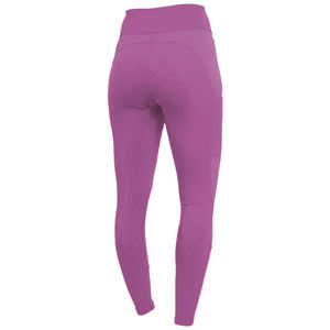 Ropa ecuestre, pantalones de montar color marrón, leggings de equitación con agarre de silicona para mujer, pantalones de equitación color chocolate. - Product Image 1