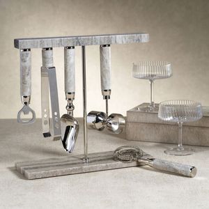 Organizador de Bar Premium, Mezclador de Bebidas, Colador de Acero Inoxidable, Jigger de Coctelería de Lujo para el Hogar, Diseño Moderno y Elegante - Product Image 5