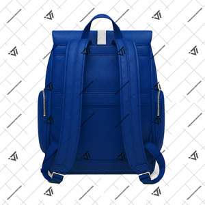 Mochila Personalizada de Cuero Sintético con Rayas Premium de la Hermandad Griega Zeta Phi Beta |   Mochila de Viaje Premium para Uso Diario - Product Image 2