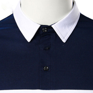 Camisetas Polo de Golf de Manga Corta de Primera Calidad con Diseño de Paneles Múltiples, Cuello Camisero, Ropa de Trabajo de Oficina, Camisetas para Hombre - Product Image 2