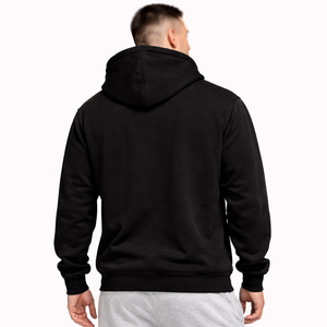 Sudaderas con capucha para hombre, de algodón y forro polar, extragrandes, gruesas, para invierno, estilo urbano, con estrella negra brillante de pedrería, personalizables al por mayor - Product Image 5