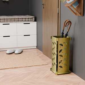 ที่วางร่มโลหะทันสมัย: อุปกรณ์จัดระเบียบสำนักงานที่บ้าน - Product Image 3