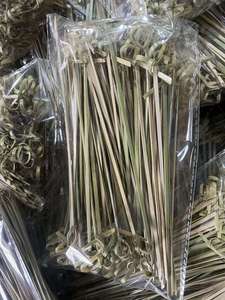 Bâtonnets à cocktail en bambou de qualité supérieure, forme nouée, faits à la main, pour la présentation en hôtel, restaurant, bar, événement et traiteur - Product Image 6