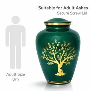 Vase décoratif en aluminium, urne rituelle haut de gamme en aluminium, urne commémorative haut de gamme en aluminium, vase exclusif en aluminium - Product Image 6