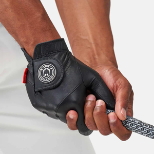 Gant de golf en cuir renforcé, paume en tissu extensible respirant, pour activités sportives professionnelles en plein air, antidérapant, anti-humidité - Product Image 4