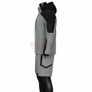 Comfortable Weekend Men Windbreaker <b>Shorts</b> <b>Set</b> Offering Breathable Fabric Men Windbreaker <b>Shorts</b> <b>Set</b> Everyday Style - Product Image 2