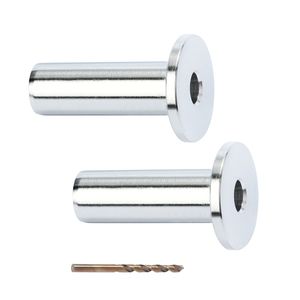 Confezione da 121 Pezzi di Guaine Protettive in Acciaio Inossidabile T316 di Grado Marino per Cavi da 1/8 di Pollice, per Ringhiere e Balaustre Fai-da-Te - Product Image 1