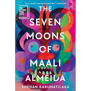 Les sept lunes de Maali Almeida par l'auteur Shehan Karunatilaka, impression de livre broché personnalisé à couverture souple - Product Image 1